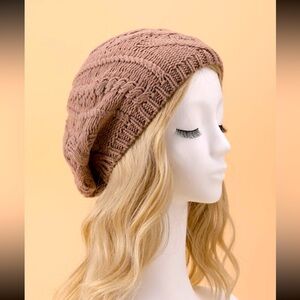 Minimalistic Brown Knit Hat